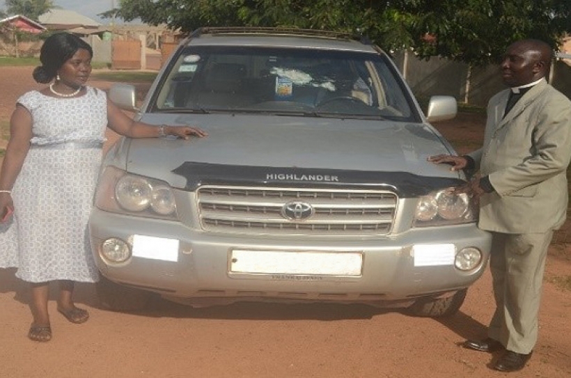 pastor asante with the car 2