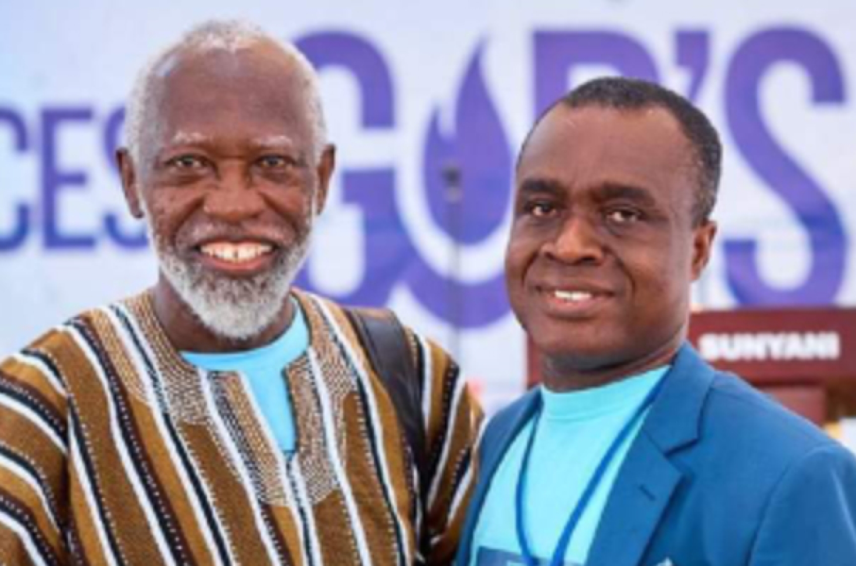 Pastor Clement and Prof Adai