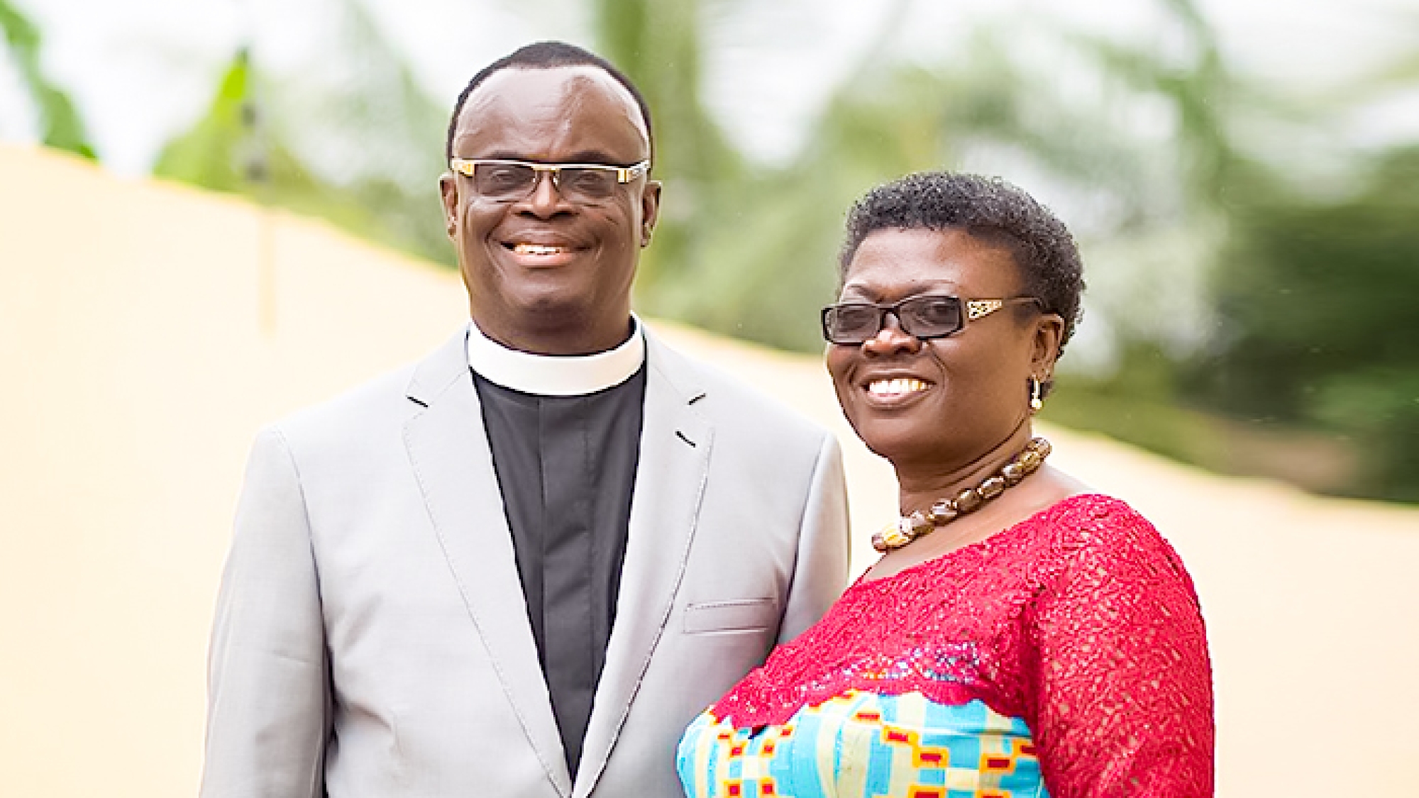 Apostle Prof Kyei and wife
