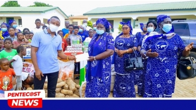 Berekum Area Women's Ministry Donates Items 01
