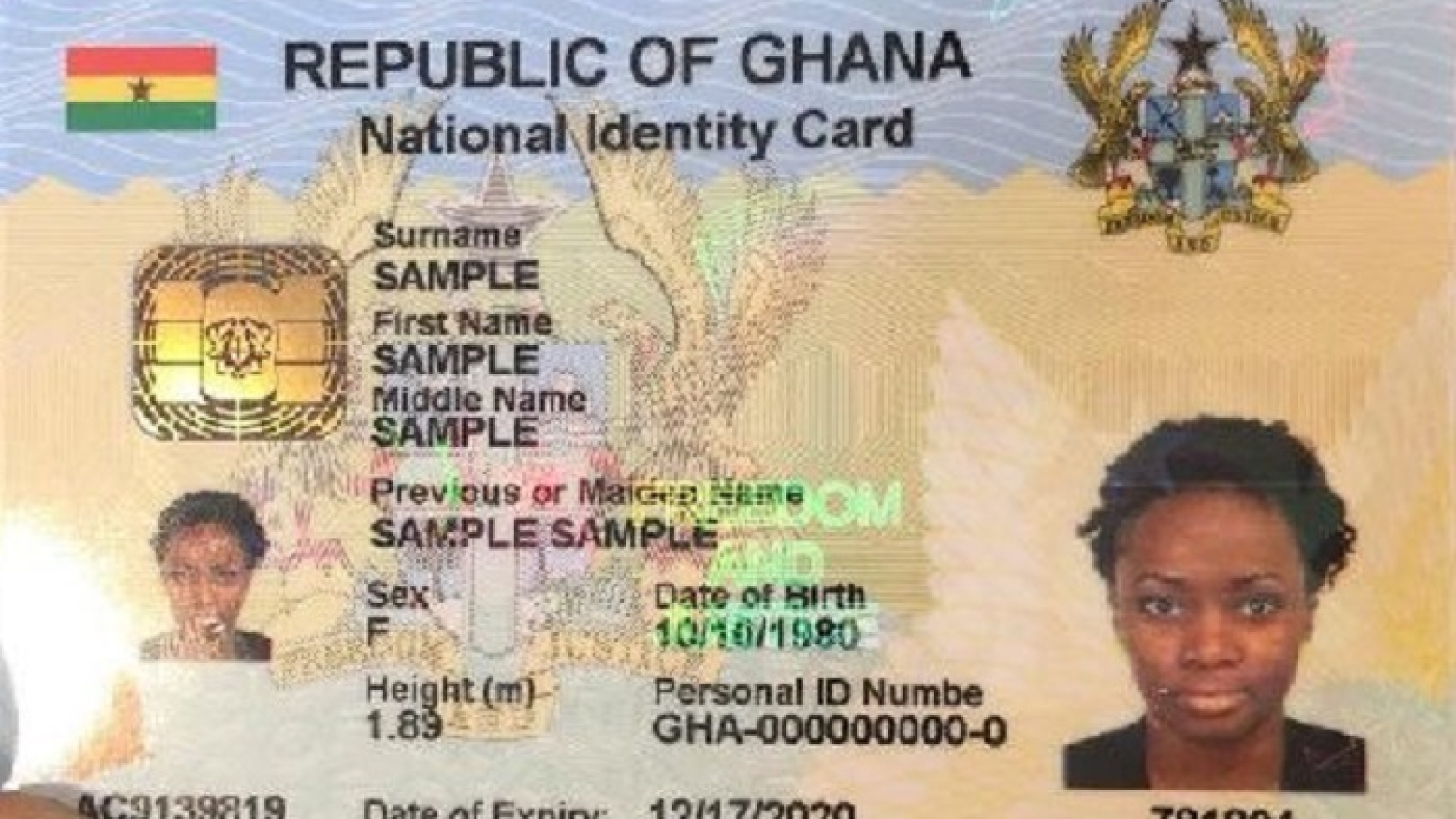Ghana Card 1