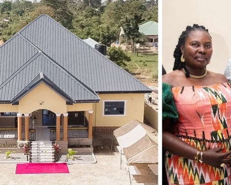 Elder Amoah & Family Builds Magnificent Mission House For Miaso District