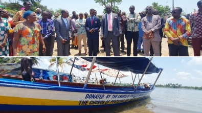 Ada-Foah District Receives New Outboard Motor Boatg