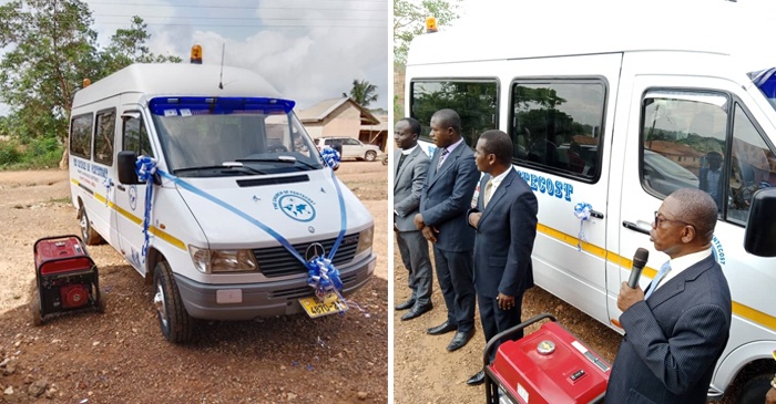 Mr. Frank Awuah Donates Sprinter Bus & Generator To Church