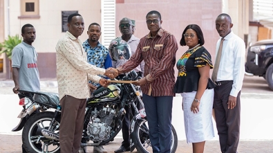 Atomic Hills District Donates Motorcycle To Kawie District web