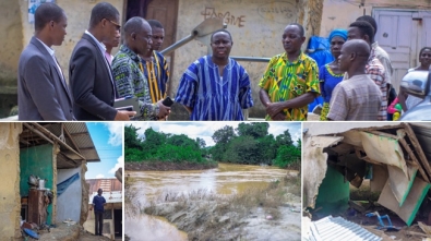 Tarkwa Area Head Visits Flood Victims In Esuoso web