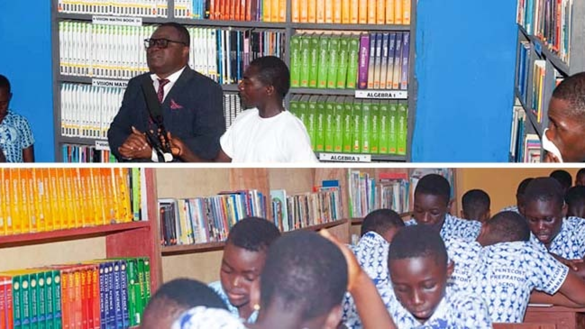 PENTSOS Commissions Libraries In 3 Pentecost Schools web