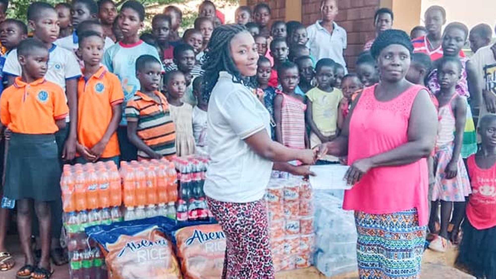 Manso Adubia District Children’s Ministry Visits Orphanage web