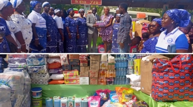 Anyaa-Ablekuma Area Women's Ministry Donates to Royal Seed Orphanage web