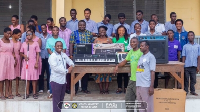 PENSA-Ghana Donates Musical Instruments To Akropong School For Rhe Blind web