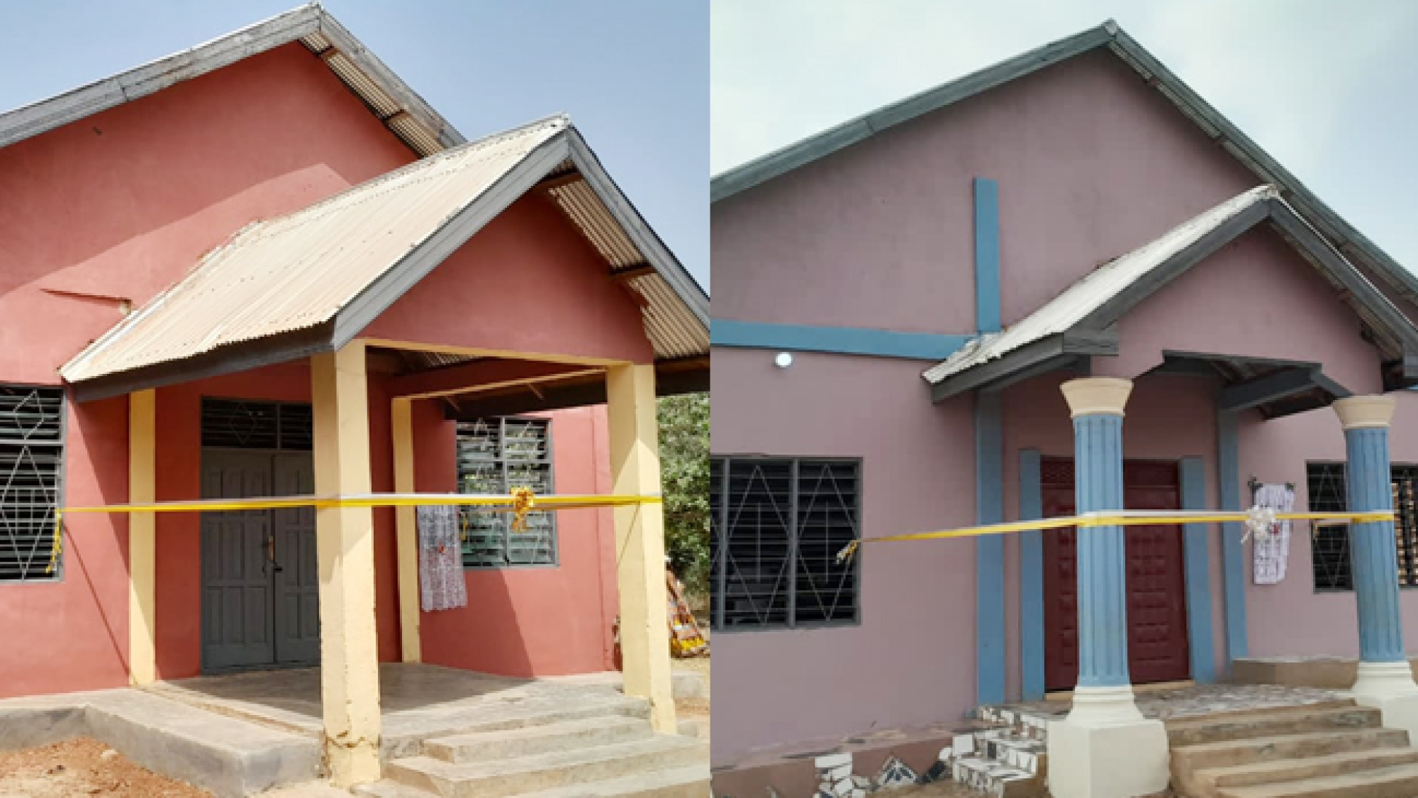 Apostle Ni Kotei-Djani Dedicates Two Church Buildings. pn