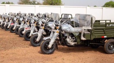 Mr. Stephen Yawson & Wife Donate 10 Tricycles To Tamale Area web