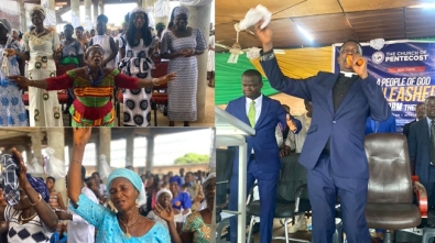 26 Receive Holy Spirit Baptism During Mankessim District’s Resurrection Sunday Service web