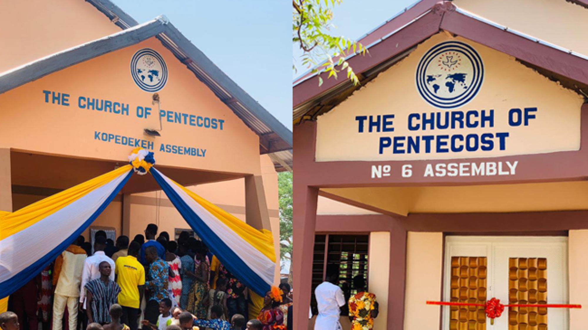 Kintampo Area Head Dedicates 2 Church Buildings web