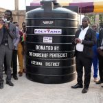 Asesewa District Donates Water Storage Facility To Asesewa SHS