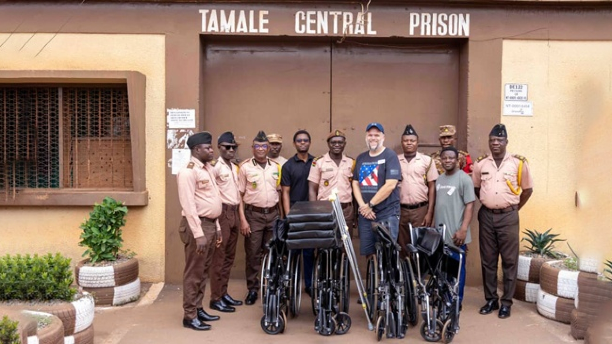 MPWDs Donate Wheelchairs & Crutches to Tamale Central Prisons web