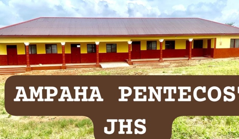 PENTSOS Commissions 3-Unit Classroom At Ampaha JHS web