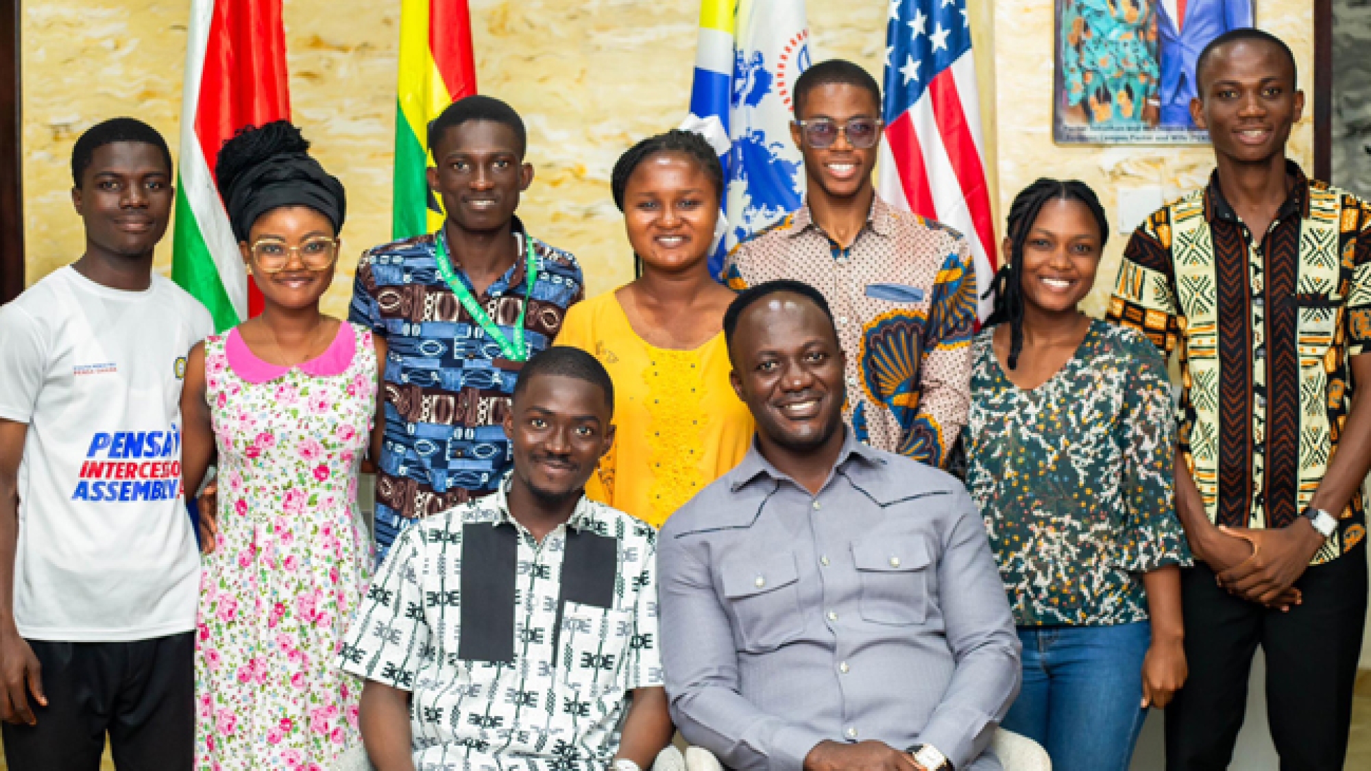 KNUST SRC Executives-Elect Pay Courtesy Call On PENSA Campus Pastor web