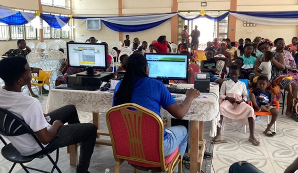 Amamorley Estate District Holds Free NHIS Registration For 221 Kids web