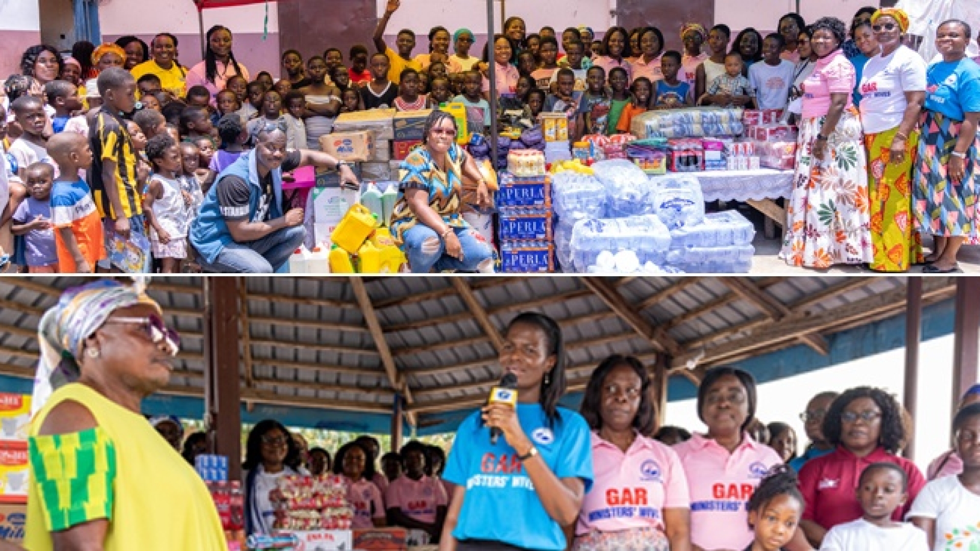 Greater Accra Ministers' Wives Donate To Orphanages web