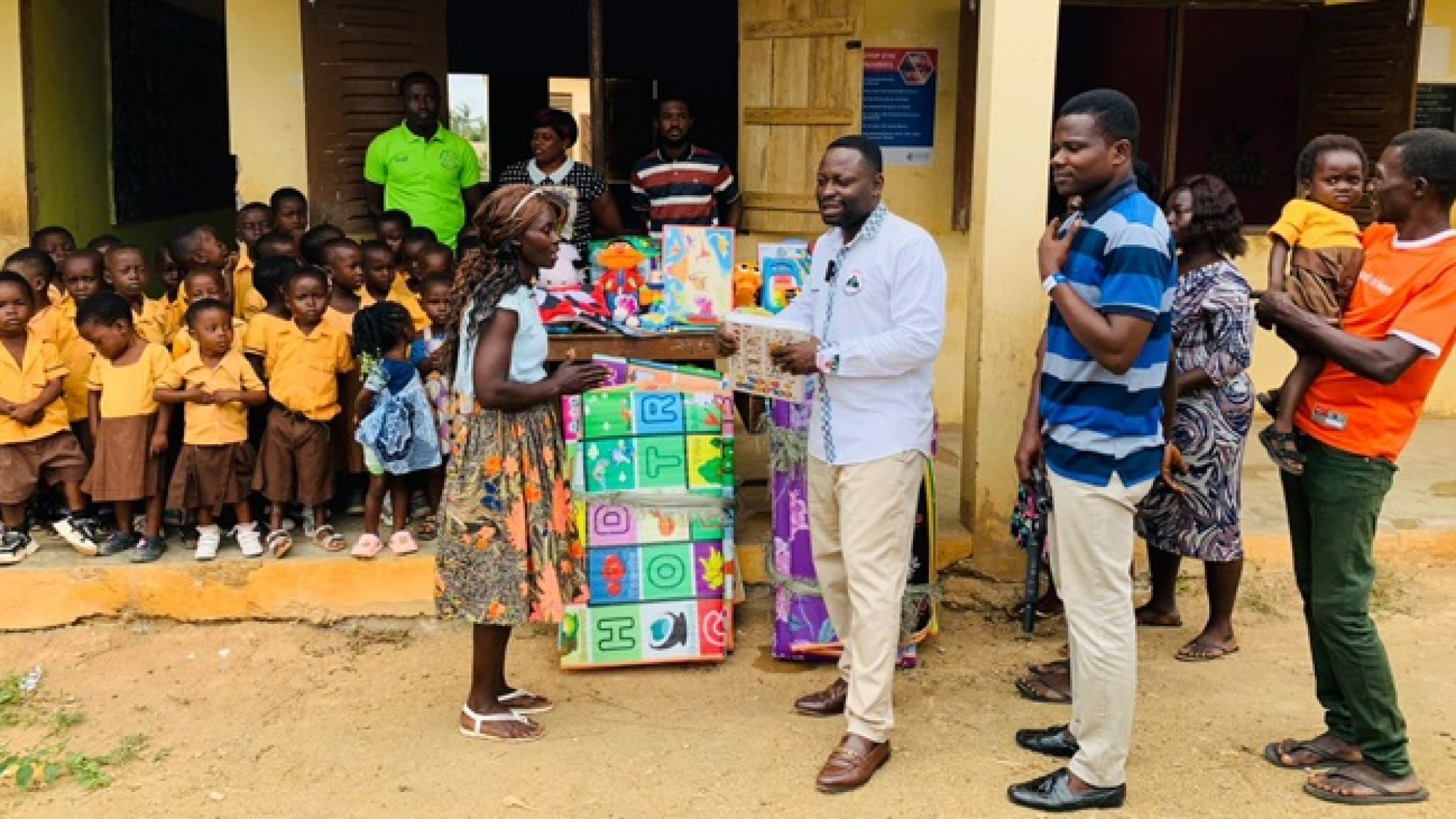 Otsenkorang District Children’s Ministry, TL Kids Foundation Donate To Otsenkorang School web