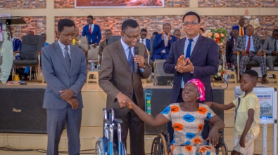 Mampong Area Mpwd Donates Wheelchair To Physically Challenged web