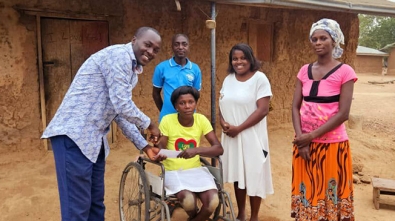 Physically Challenged Sunday School Teacher Honoured web