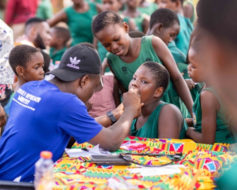 SOM Conducts Free Medical Screening For School Children In Ho web