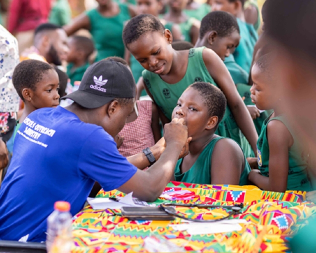 SOM Conducts Free Medical Screening For School Children In Ho web