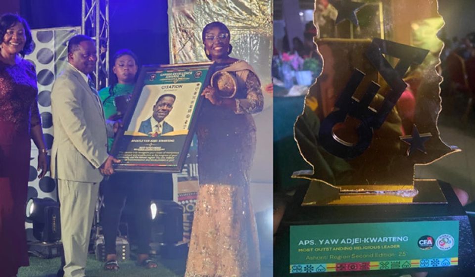 APOSTLE ADJEI-KWARTENG ADJUDGED THE OUTSTANDING RELIGIOUS LEADER IN ASHANTI web