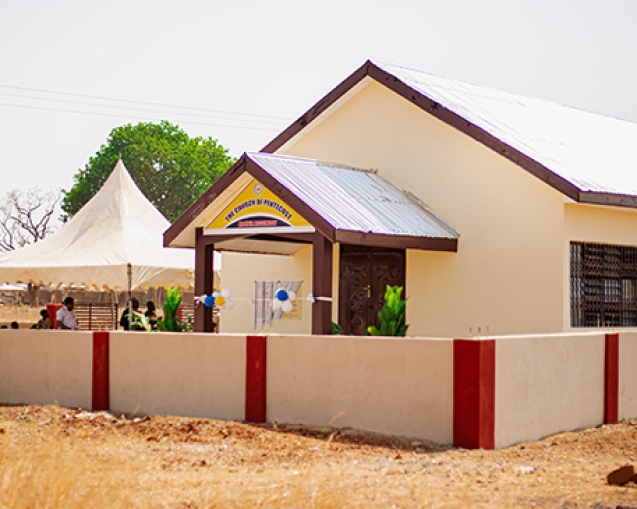 Owusu Family Donates Church WEB