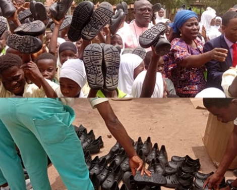 350 School Children Benefit From Free Shoes Distribution In Essam-Debiso Area web