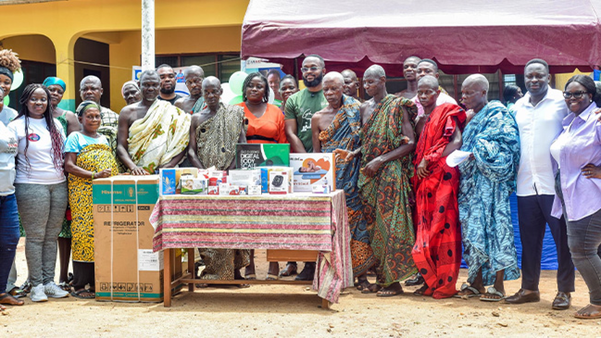 Twelve In Twelve Project, Otsenkorang District Donate Vital Medical Equipment To Clinic web