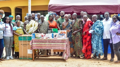 Twelve In Twelve Project, Otsenkorang District Donate Vital Medical Equipment To Clinic web