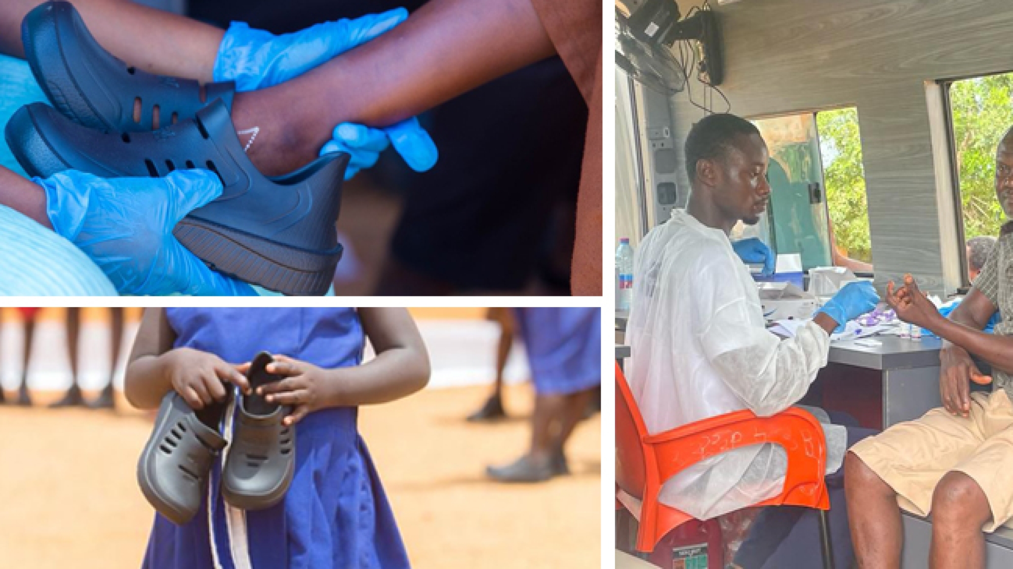 5,000 CROCS SHOES DONATED, FREE HEALTH SCREENING HELD FOR 10 OTSENKORANG COMMUNITIES web