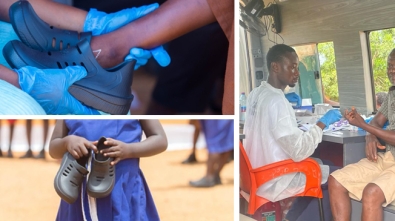 5,000 CROCS SHOES DONATED, FREE HEALTH SCREENING HELD FOR 10 OTSENKORANG COMMUNITIES web