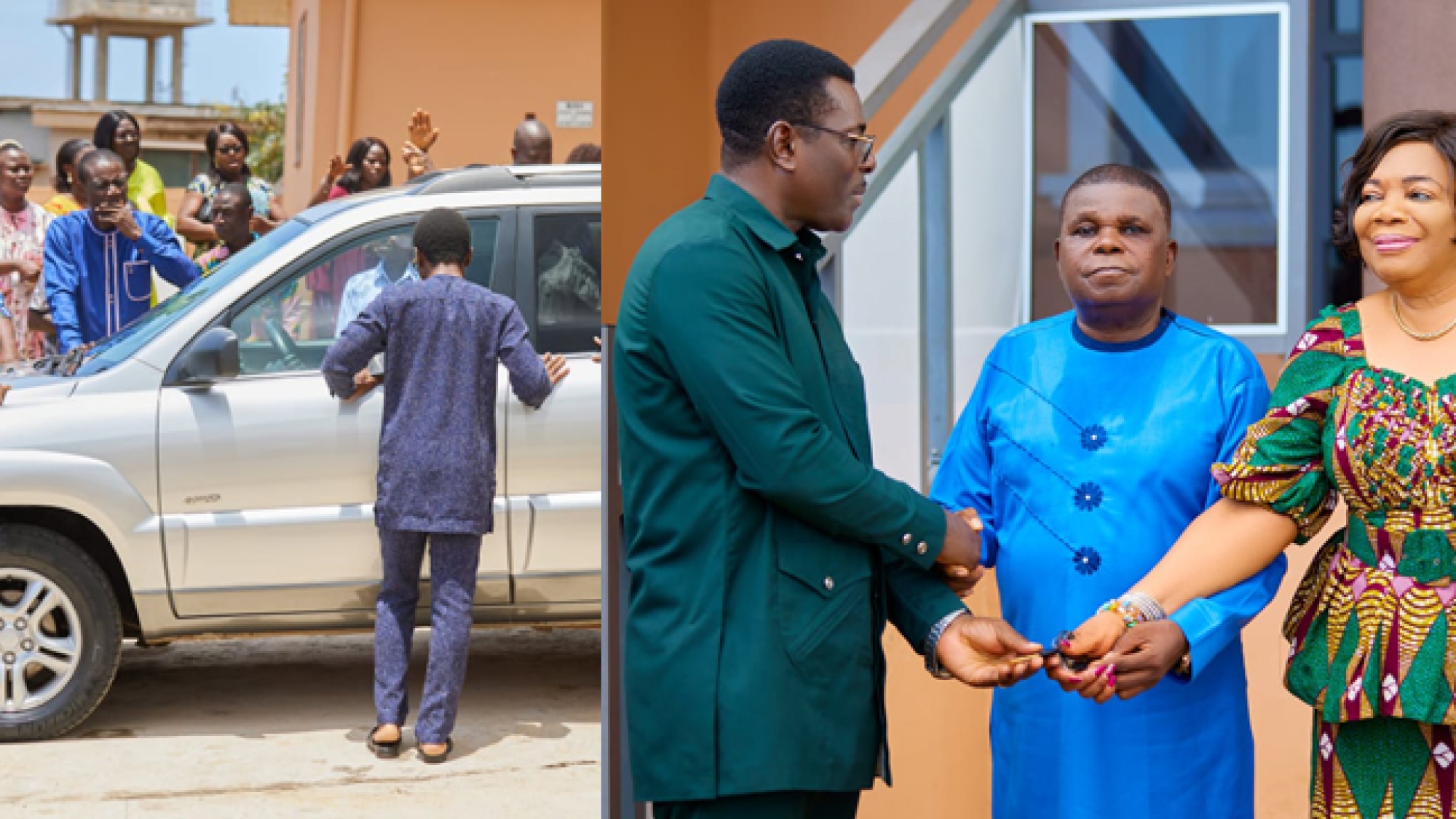 FORMER GENERAL SECRETARY AND WIFE DONATE VEHICLE TO ABURA GYABANKROM DISTRICT web