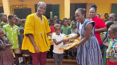 Pastor, Family Donate School Uniforms To 82 Pupils In Senya Beraku web