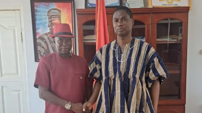 Upper East Regional Minister Hosts Apostle Amankwaa web