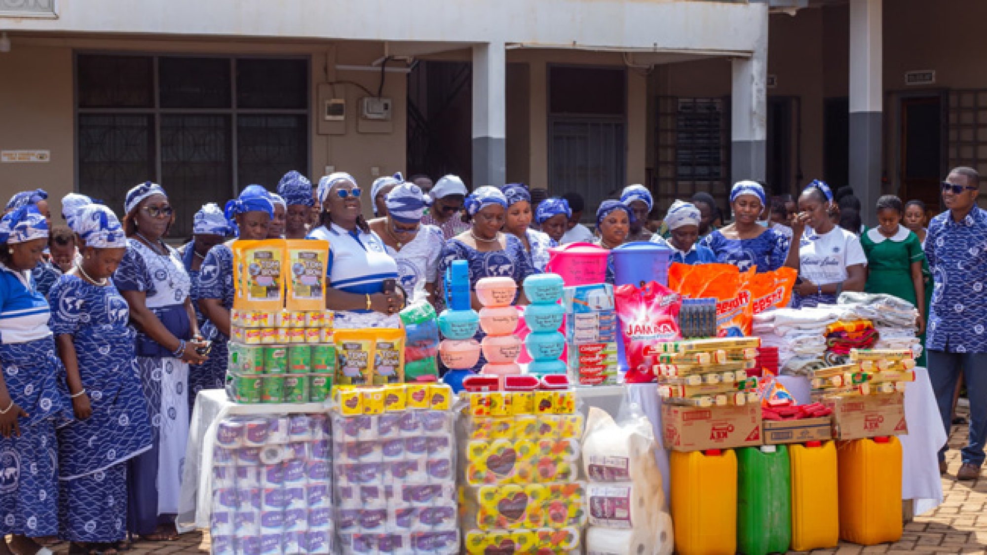 Tepa Area Women’s Ministry Donates To St. Elizabeth Catholic Hospital web