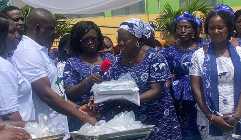 Teshie-Nungua Area Women’s Ministry Donates Delivery Instruments To LEKMA Polyclinic web