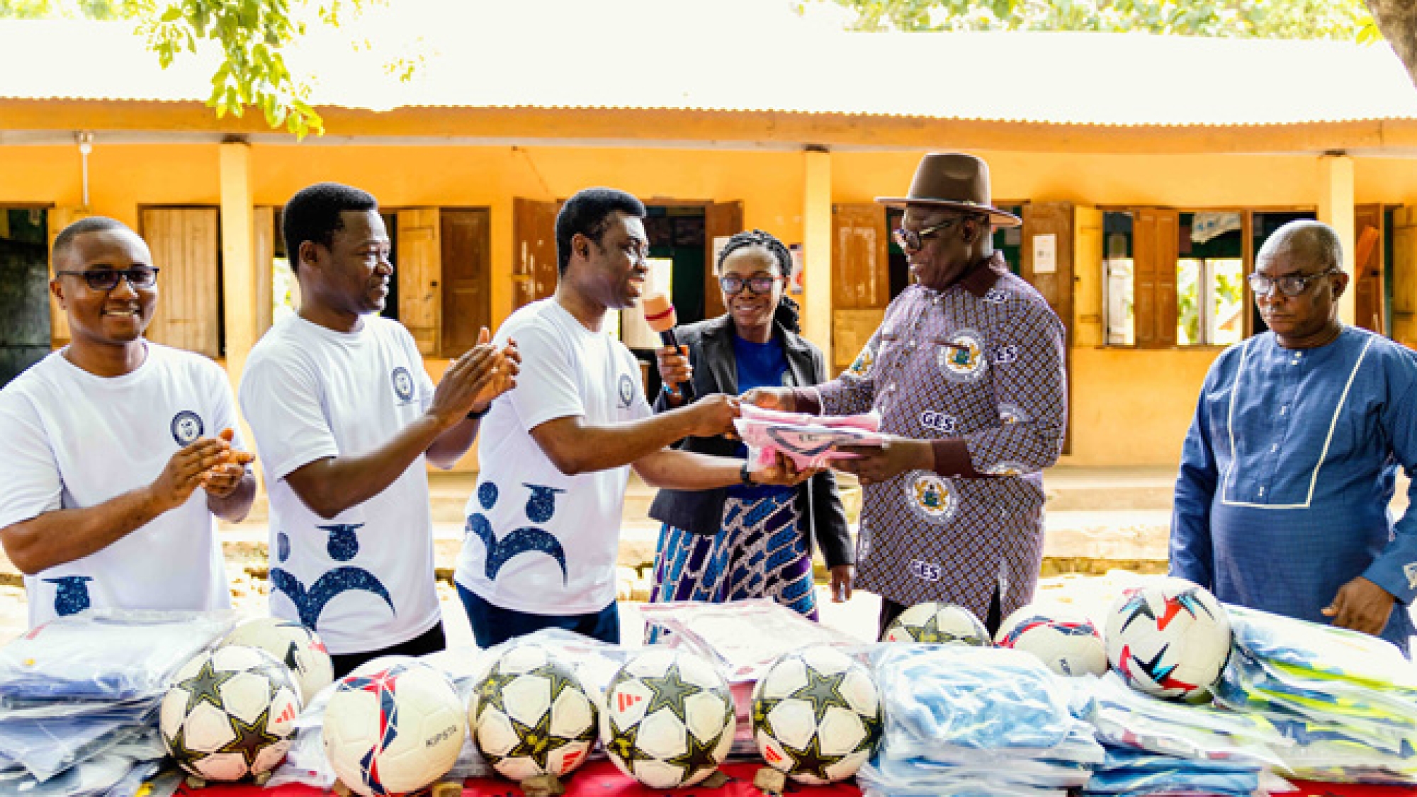 The Church Of Pentecost Donates Sports Kits To Basic Schools In Ho web
