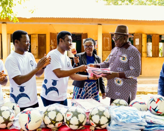 The Church Of Pentecost Donates Sports Kits To Basic Schools In Ho web