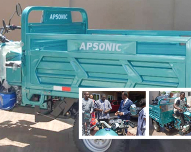 Abelenkpe District Donates Tricycle To Bator District web