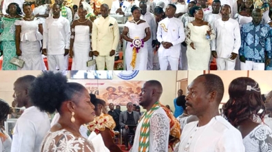 Atebubu Ahenfie Organises Mass Wedding for 16 Couples web