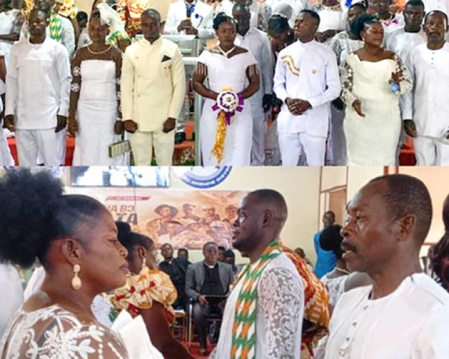 Atebubu Ahenfie Organises Mass Wedding for 16 Couples web