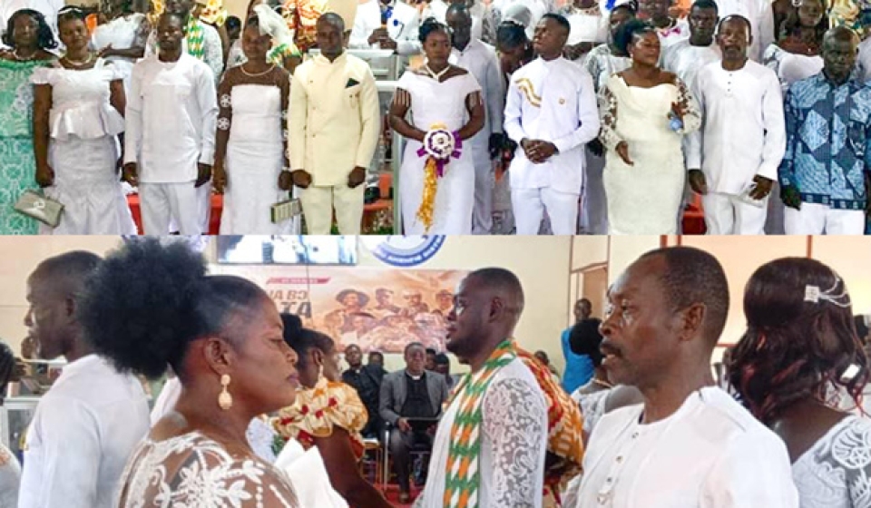 Atebubu Ahenfie Organises Mass Wedding for 16 Couples web