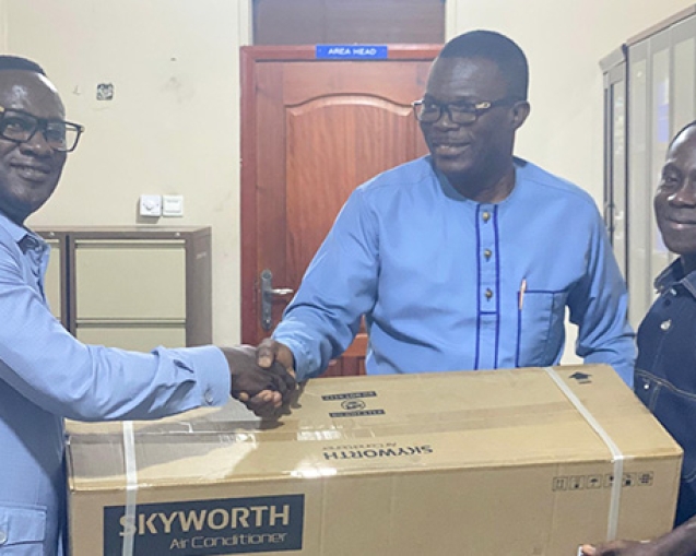 Elder Eric Kofi Sam Supports Kwabenya Old Town District Mission House Project web