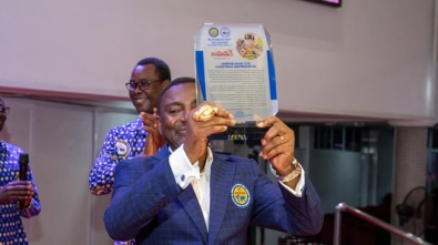La Area PEMEM Honours Former Asst. Area Leader, Elder Barima Acheampong Sarpong II web
