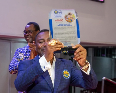 La Area PEMEM Honours Former Asst. Area Leader, Elder Barima Acheampong Sarpong II web